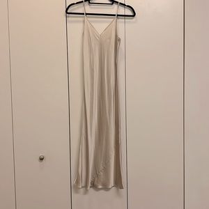 Quince washable silk slip dress